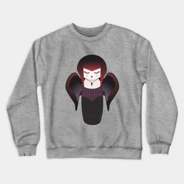 Gothic kokeshi Crewneck Sweatshirt by Pendientera